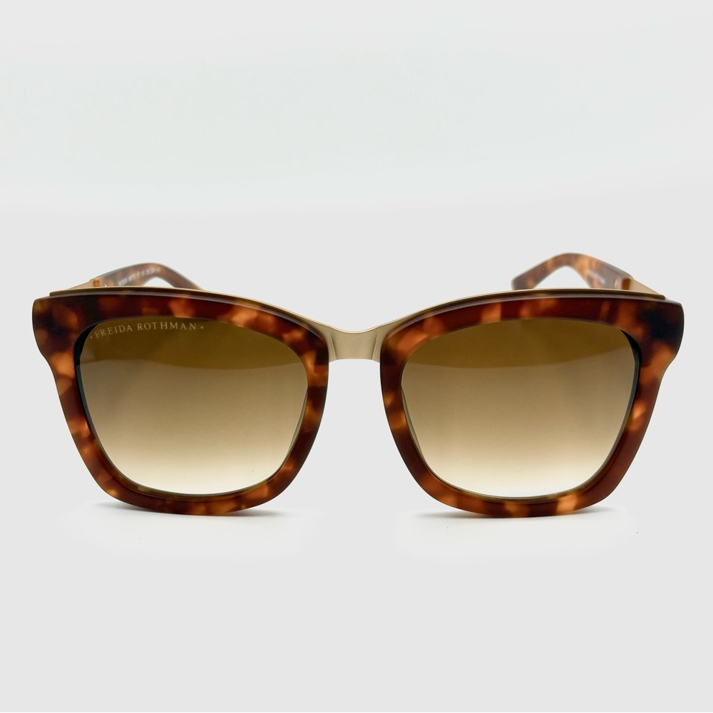 Freida Rothman Women's Tortoiseshell Sunglasses - Brown Gradient Lenses
